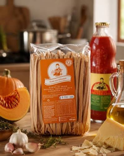 Fideos Agroecológicos Integrales x 400 Gr. Delafer (Variedad: Cintas)
