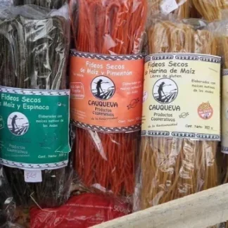 Fideos Andinos Agroecológicos x 300 Gr. Cauqueva (Variedad: de Maíz Morado)