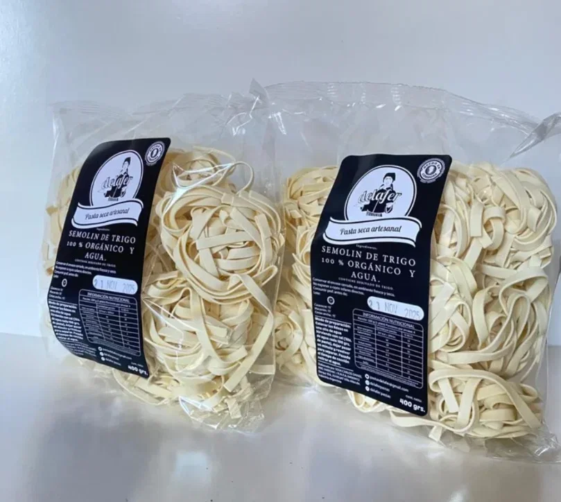 Pack x 3 Unidades de Fideos de Semolín Orgánico x 400 Gr. Delafer (Variedad: Nido)
