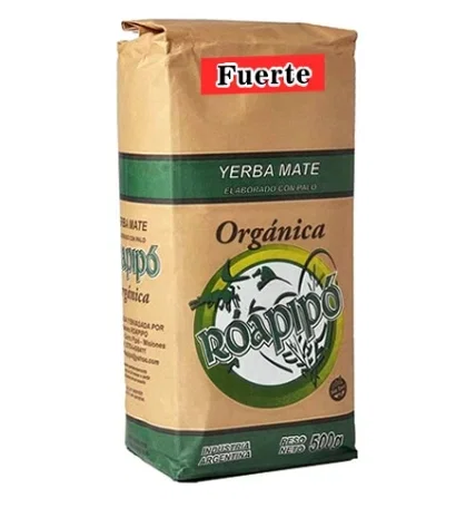 Pack x 6 Unidades de Yerba Mate Orgánica x 1 Kg. Roapipó (Variedad: Fuerte)