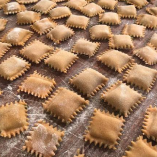 Ravioles Caseros Congelados de Espinaca y Pollo x 500 Gr. Yuyupa